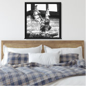 Gothic Gargoyle Leinwanddruck (Insitu (Schlafzimmer))