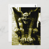 Gothic Gargoyle Postcard Postkarte (Vorne/Hinten)