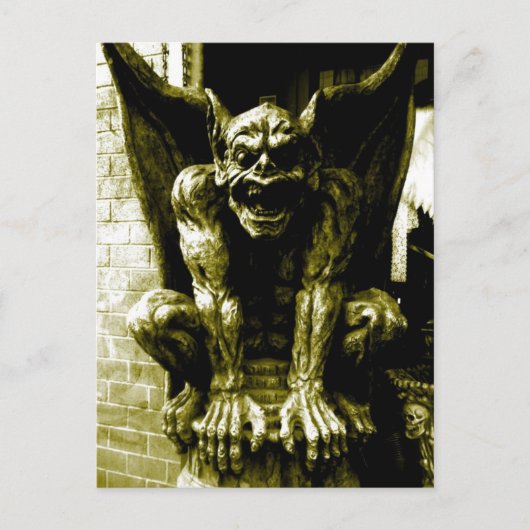 Gothic Gargoyle Postcard Postkarte (Vorderseite)