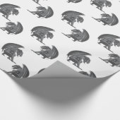 Gothic Gargoyles Geschenkpapier (Ecke)