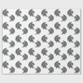 Gothic Gargoyles Geschenkpapier (Flach)