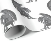 Gothic Gargoyles Geschenkpapier (Rolleneckpunkt)