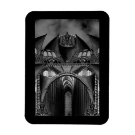 Gothic Gargoyles Spooky Manor Magnet