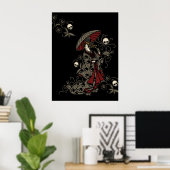 Gothic Geisha Poster (Heimbüro)