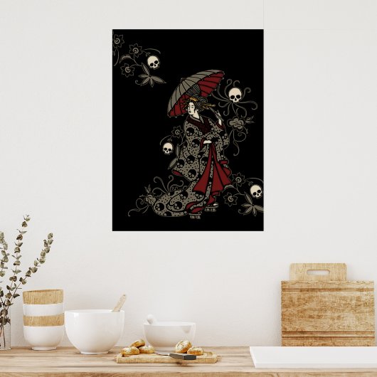 Gothic Geisha Poster (Küche)