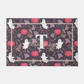 Gothic-Geister-Herbst-Monogramm Fußmatte (Vorderseite)