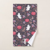 Gothic-Geister-Herbst-Monogramm Handtuch (Handtuch)