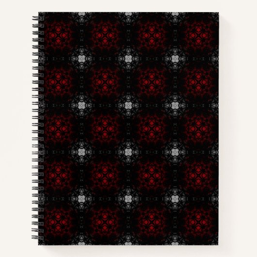 Gothic Gemustert Spiral Notebook Notizblock (Vorderseite)