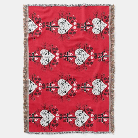 Gothic-Geschenkartikel Decke (Vorderseite Vertikal)