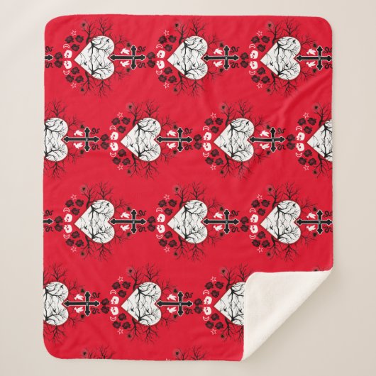 Gothic-Geschenkartikel Sherpadecke (Vorderseite)
