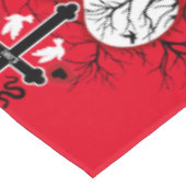 Gothic-Geschenkartikel Tischdecke (Schrägansicht)