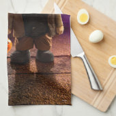 Gothic Geschirrtuch (Viertel Falte)