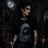 Gothic Gespenstisch Tri-Blend Shirt