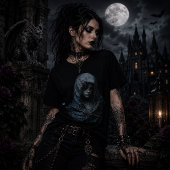 Gothic Gespenstisch Tri-Blend Shirt