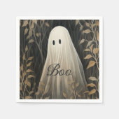 Gothic Ghost Halloween Serviette (Vorderseite)