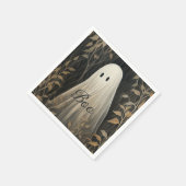 Gothic Ghost Halloween Serviette (Ecke)