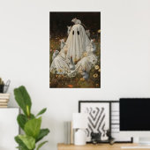 Gothic Ghost und Ratten Botanischer Kunst Druck He Poster (Heimbüro)