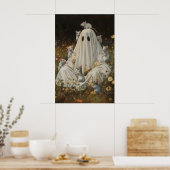 Gothic Ghost und Ratten Botanischer Kunst Druck He Poster (Küche)