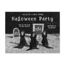 Gothic Ghouls im Friedhof Halloween-Party