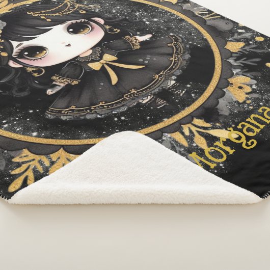 Gothic Girl Custom Deco Goth Kawaii Chibi Sherpadecke (3/4)