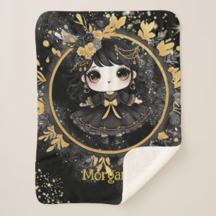 Gothic Girl Custom Deco Goth Kawaii Chibi Sherpadecke