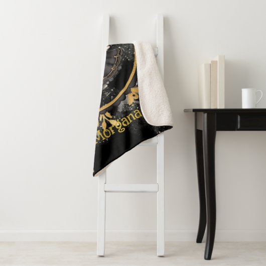 Gothic Girl Custom Deco Goth Kawaii Chibi Sherpadecke (Beispiel)