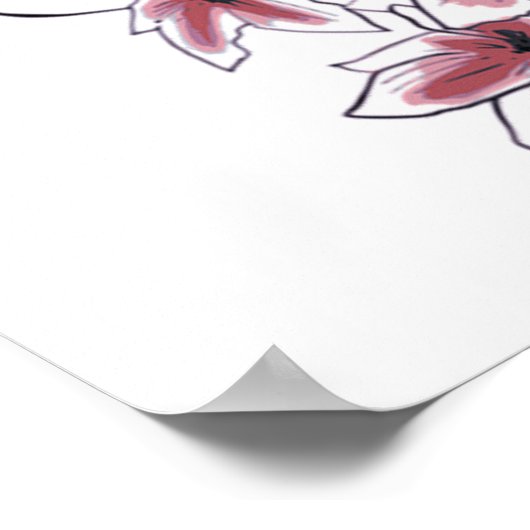 Gothic Girl Poster (Ecke)