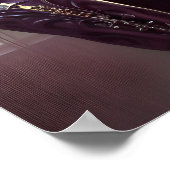 Gothic Girl Steampunk Verschiedene farbige Augen Poster (Ecke)