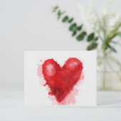 Gothic Girl Valentine Feiertagspostkarte (Stehend Vorderseite)