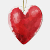 Gothic Girl Valentine Keramikornament (Links)