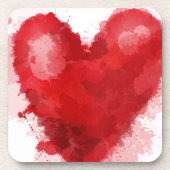 Gothic Girl Valentine Untersetzer (Vorderseite)