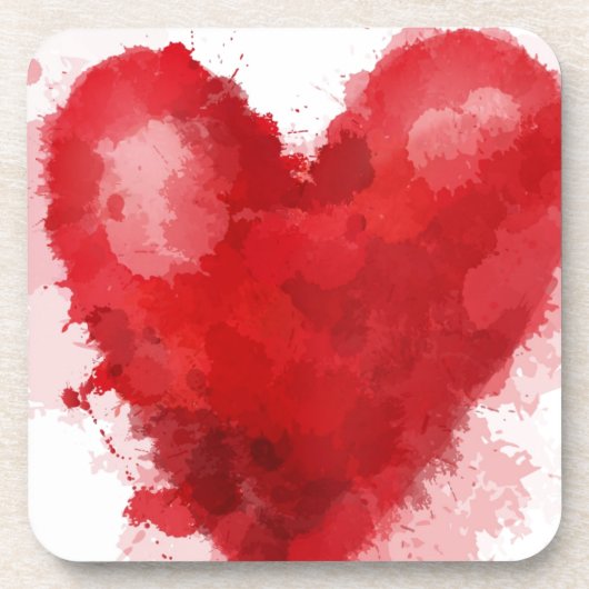 Gothic Girl Valentine Untersetzer (Vorderseite)