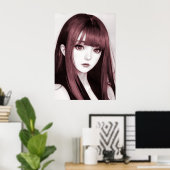 Gothic Girls #008: Äthereal Beauty Poster (Heimbüro)