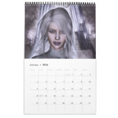 Gothic Girls Art Buchkalender Kalender (Jan 2026)
