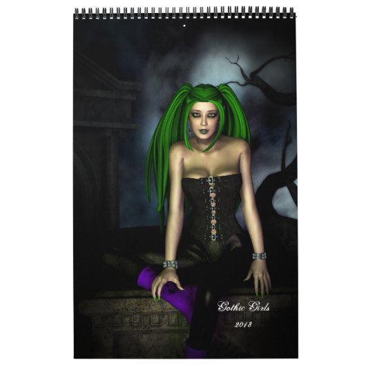 Gothic Girls Calendar 2018 Kalender (Titelbild)