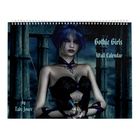 Gothic Girls Fantasy 3D Wall Calendar Kalender (Titelbild)