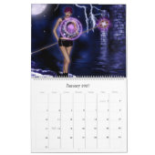 Gothic Girls Fantasy 3D Wall Calendar Kalender (Jan 2027)