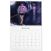 Gothic Girls Fantasy 3D Wall Calendar Kalender (Jan 2026)