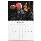 Gothic Girls Fantasy 3D Wall Calendar Kalender (Feb 2026)