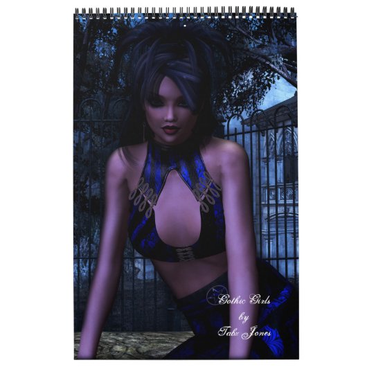 Gothic Girls Fantasy Art Book Calendar Kalender (Titelbild)
