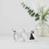 Gothic Girls : Red Hexe Visitenkarte (Stehend Vorderseite)