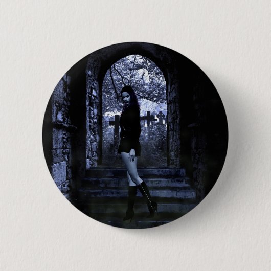 Gothic Girls The Crypt Button (Vorderseite)