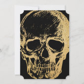 Gothic Glam | Aufforderungen | Schwarz Einladung (Rückseite)