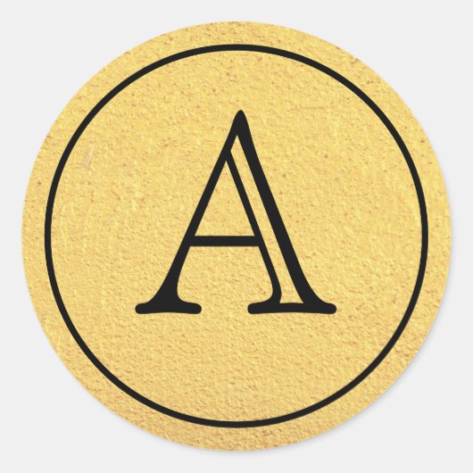 Gothic Glam | Aufkleber | Gold (Vorderseite)