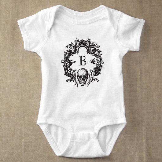 Gothic Glam | Baby Bodysuit | Schwarz Baby Strampler