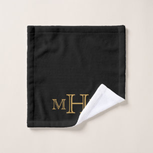 Gothic Glam   Badetücher - Set   Monogramm   Schwa Waschlappen