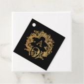 Gothic Glam | Gefälligkeit/Geschenketage | Schwarz Geschenkanhänger (Beispiel)