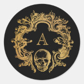 Gothic Glam Halloween | Aufkleber (Vorderseite)