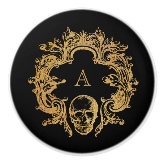 Gothic Glam | KERAMIK Keramikknauf (Vorderseite)