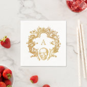 Gothic Glam | Paper Napkins | weiß Serviette (Beispiel)